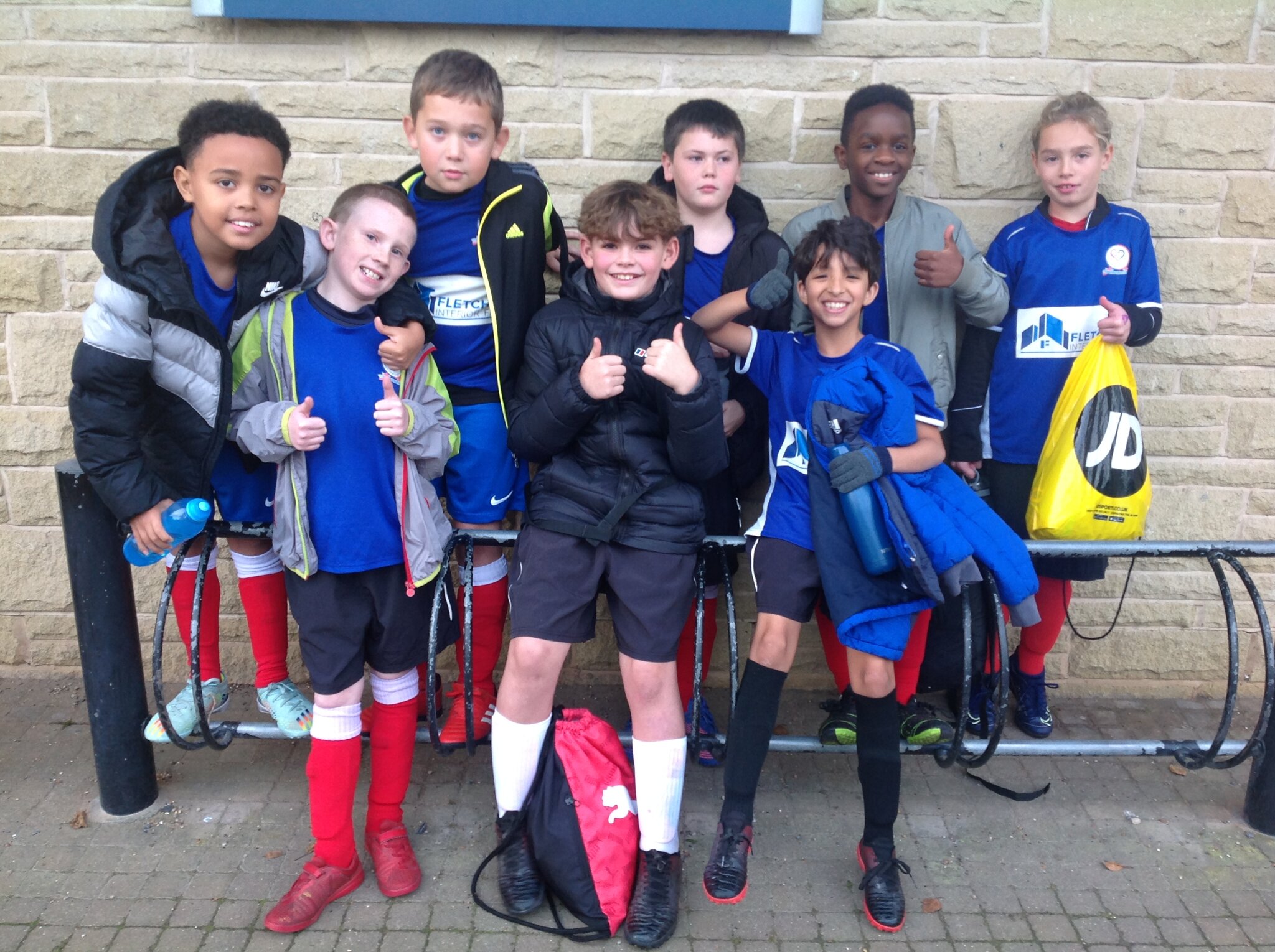 Image of  Holy Family Football Team at Uclan 